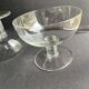 6 blown crystal bowls – Art Deco