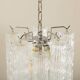 Chandelier en verre Tronchi de Venini, années 1970