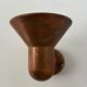 Pair of vintage copper wall lights, Denmark 1970s