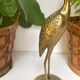 Oiseau en laiton vintage