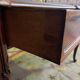 Louis XV walnut style flat desk