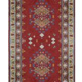 Large Handmade Kairouan Runner Rug: 0.89 X 3.80 Meters