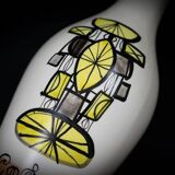 "Cognac" liqueur bottle in glazed earthenware by Roger Capron Vallauris