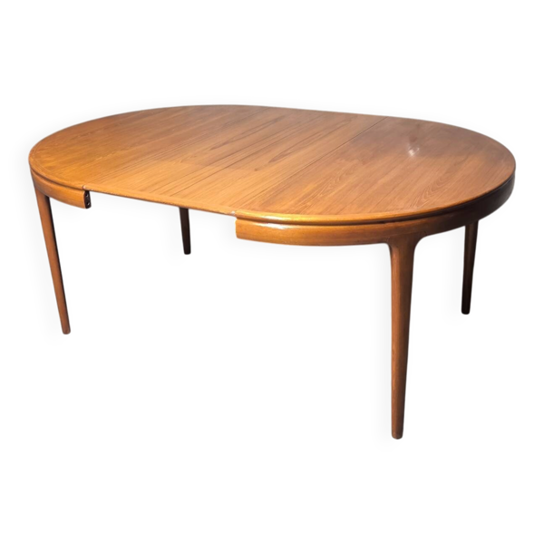 Table scandinave vintage teck années 60 by Johannes Andersen