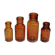 Suite de quatre vases soliflore flacons bouteilles d'apothicaire