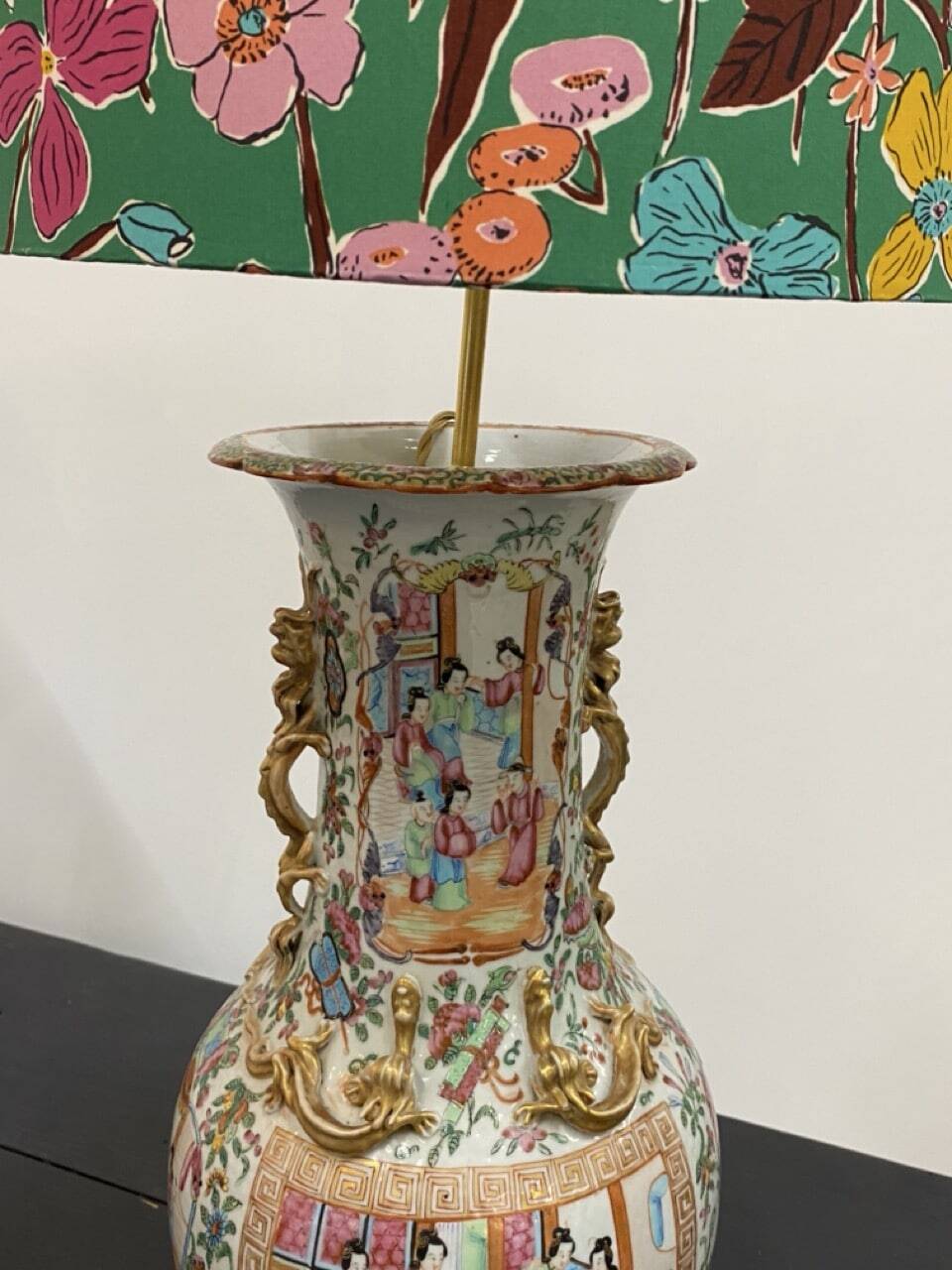 Canton vase lamp