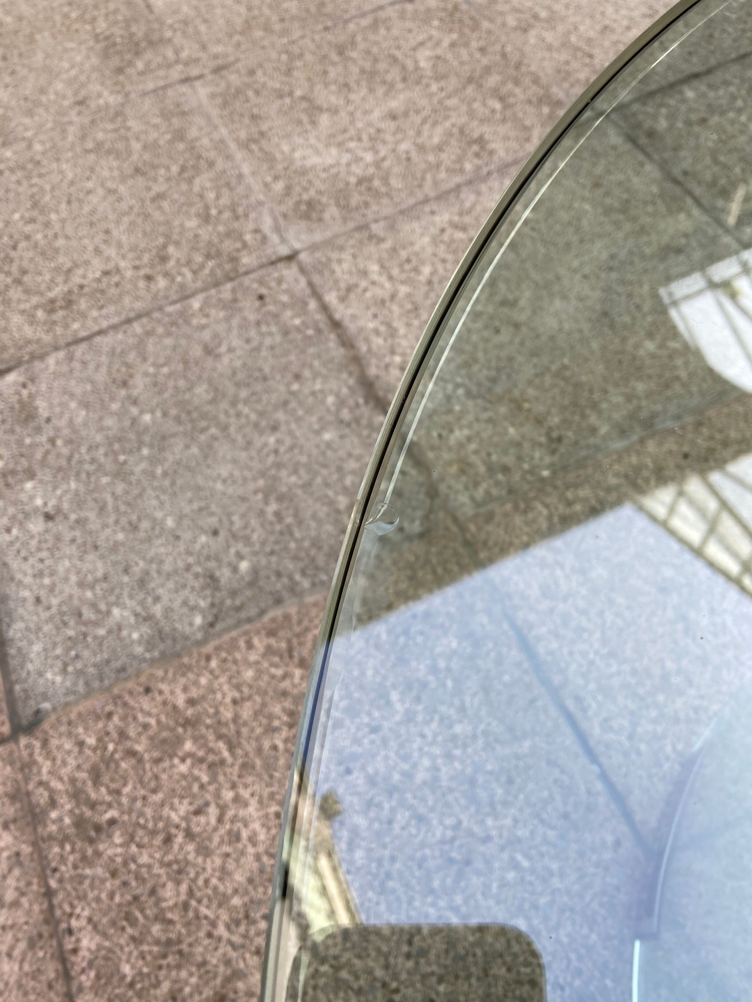 Glass coffee table - Giorgetto Giugiaro