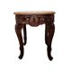 Louis XV Style Side Table With Marble Top, 1970s