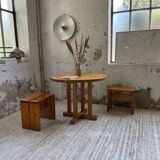 Les Arcs stools and table  1960