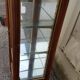 Showcase on marble
