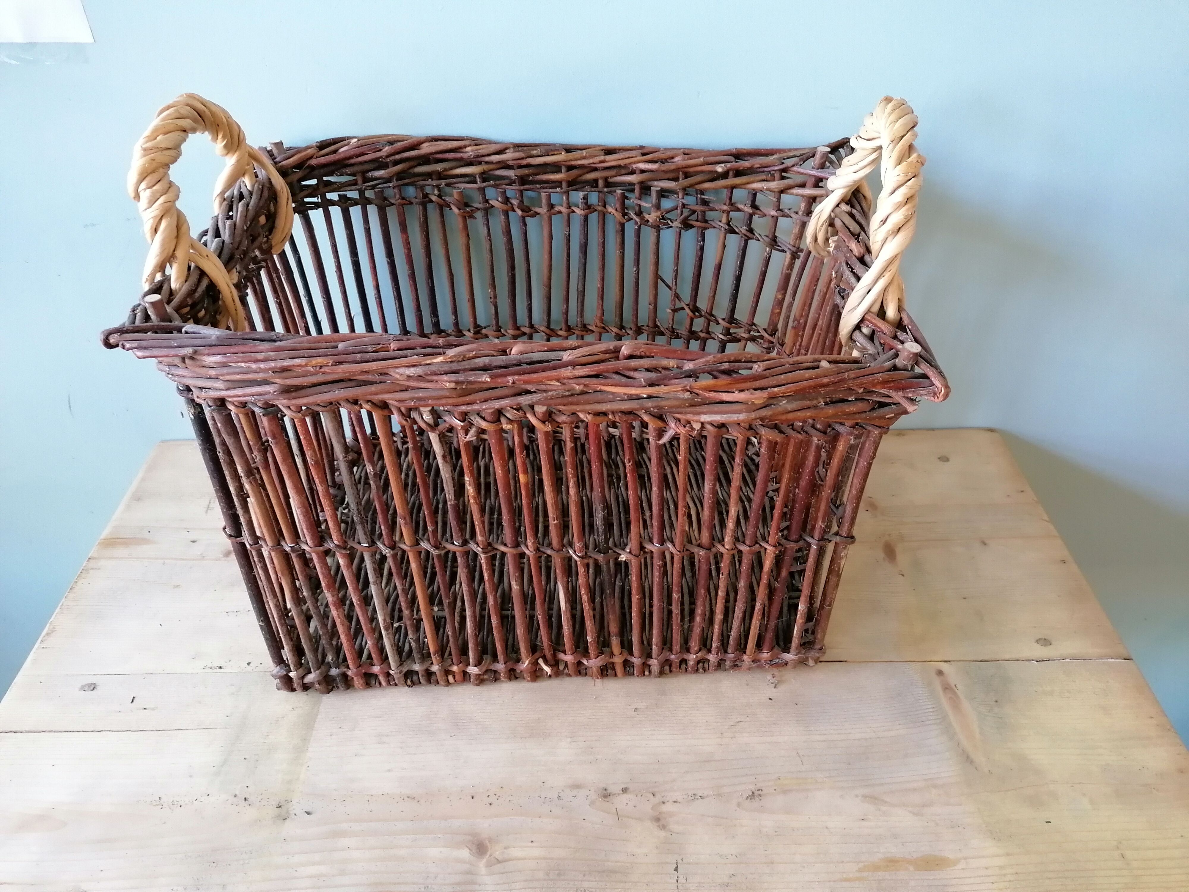 Wicker basket, rattan