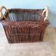 Panier en osier rotin