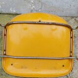 Paire de chaises traineaux Orange