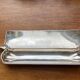 Old silver metal crumb tray