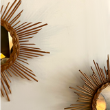 Rattan mirror