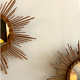 Miroir en rotin