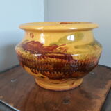 Flower pot planter with indoor plants