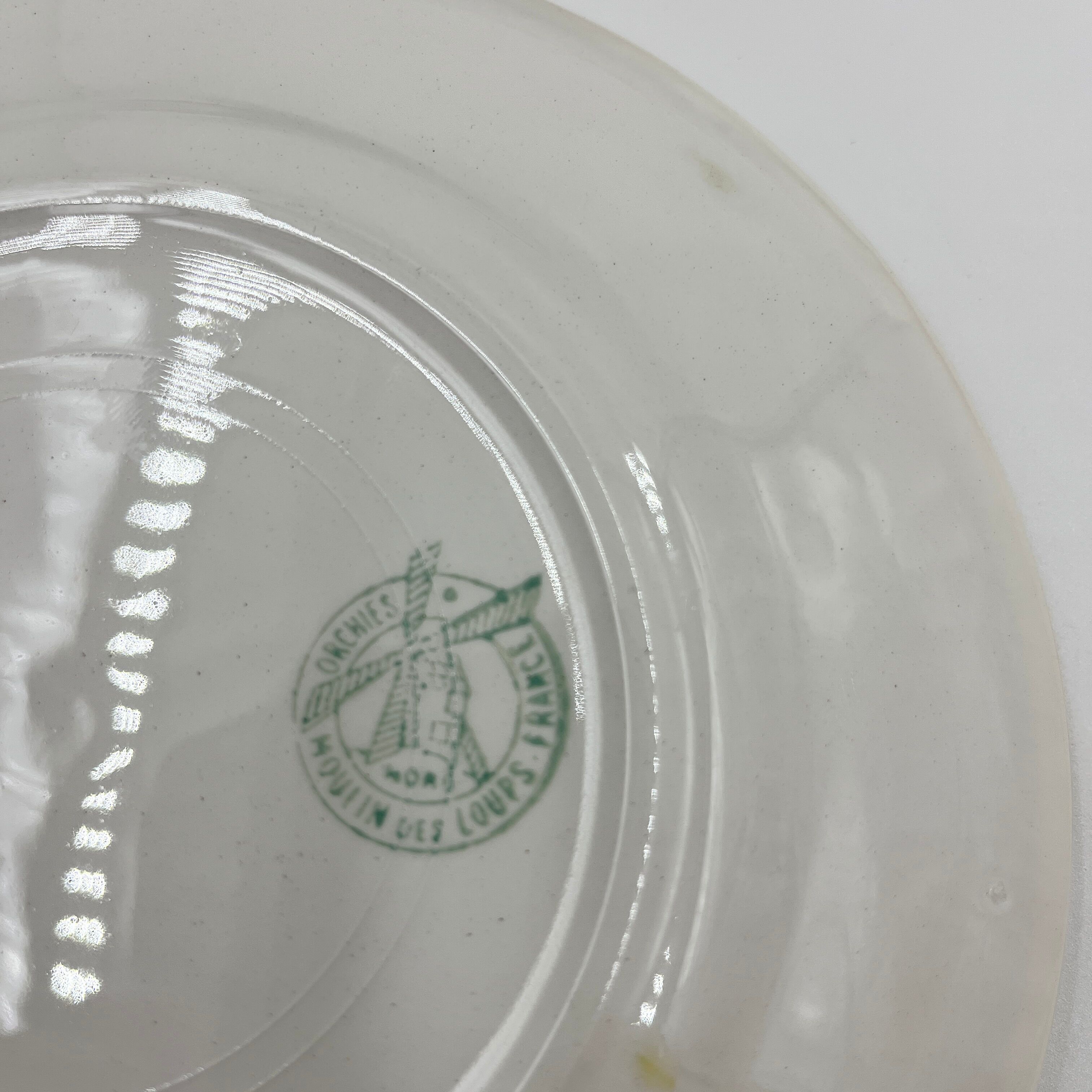 Set of dessert plates moulin des loups