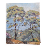 Tableau peinture mer Océan