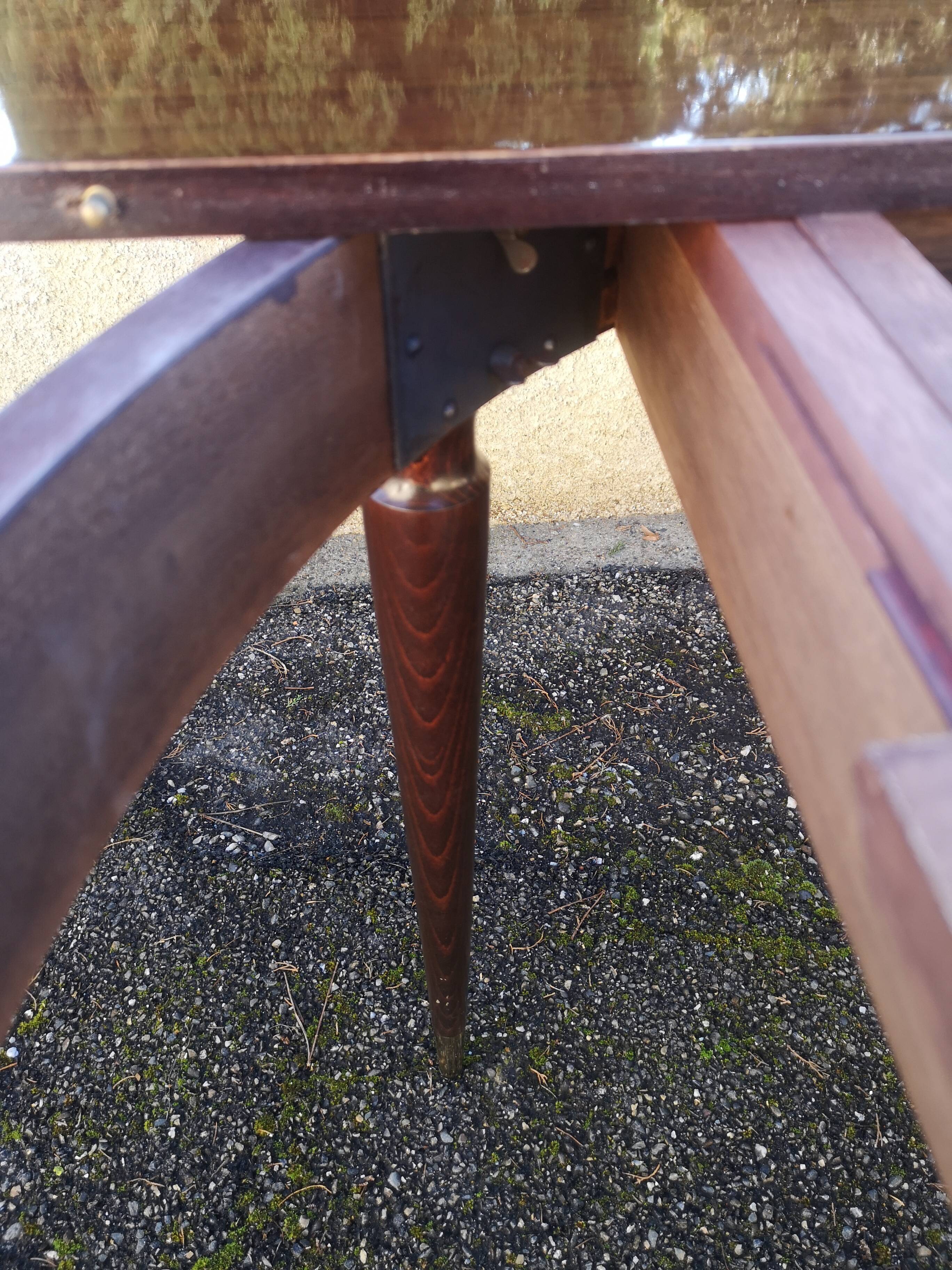 Table ronde extensible  vintage