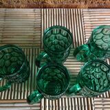 Lot de 5 chopes vertes