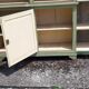 2 library furniture ceruse wood green and gold