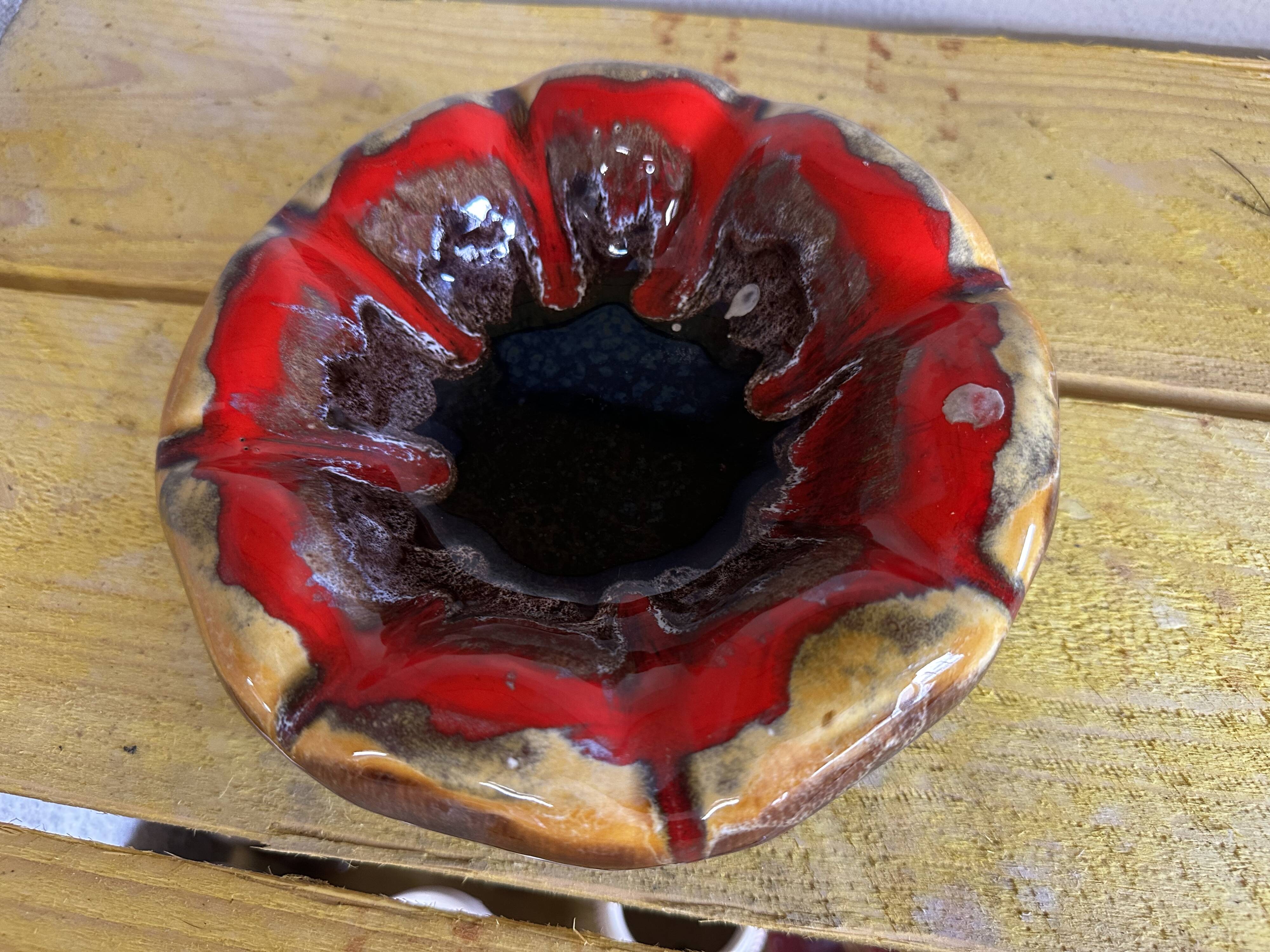 Vintage Vallauris Ceramic Trinket Dish/Ashtray
