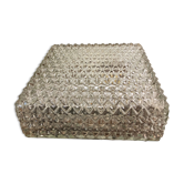 Plafonnier en verre moulé