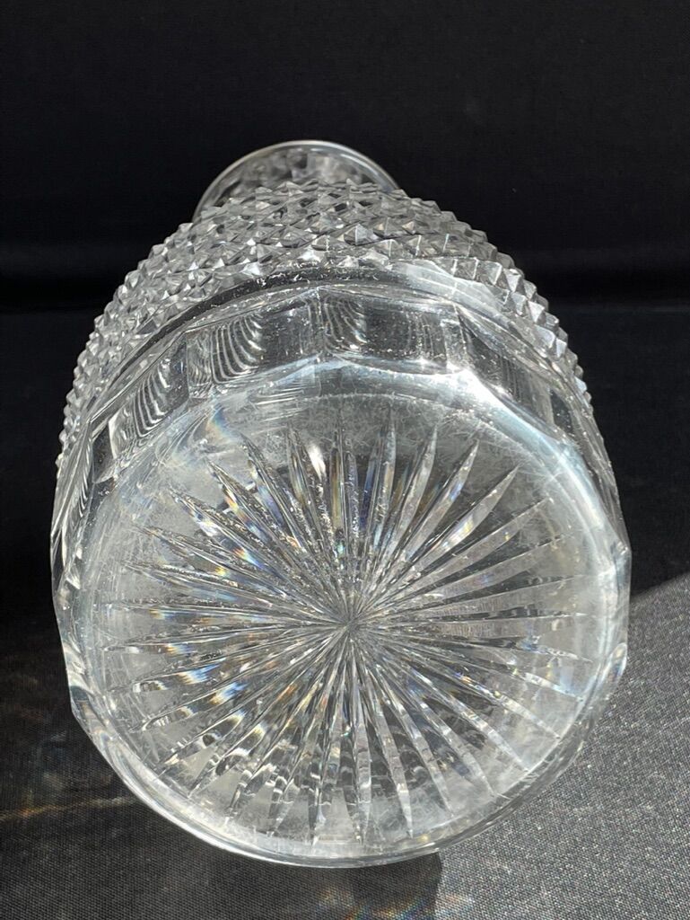 Cristallerie du Creusot - Carafe - Restoration - Cut blown crystal