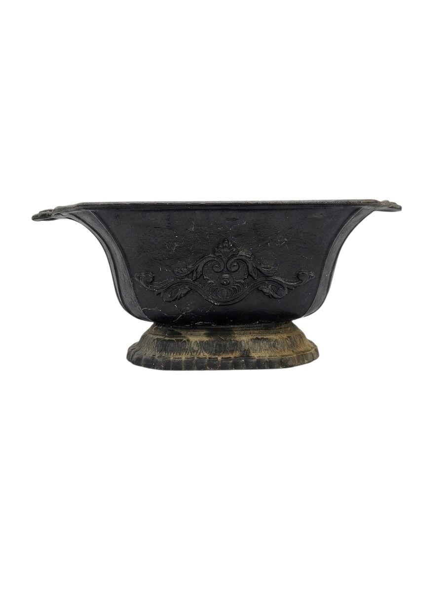 Antique cast iron planter