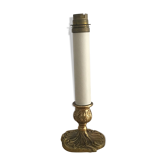 Lampe bougeoir bronze
