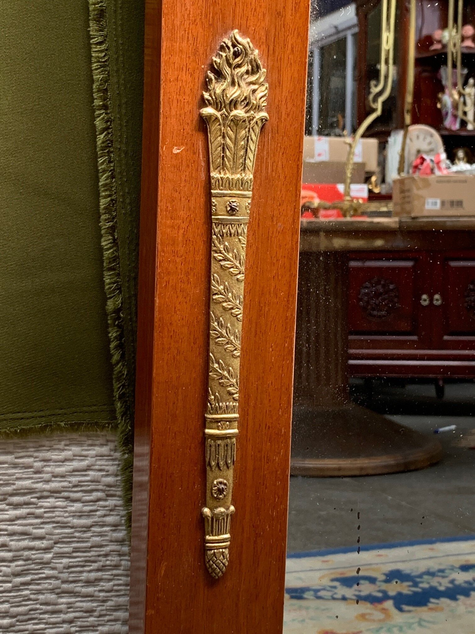 Large Empire style mirror 125x156cm