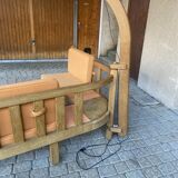 Corner bench and incorporated floor lamp guillerme et chambron