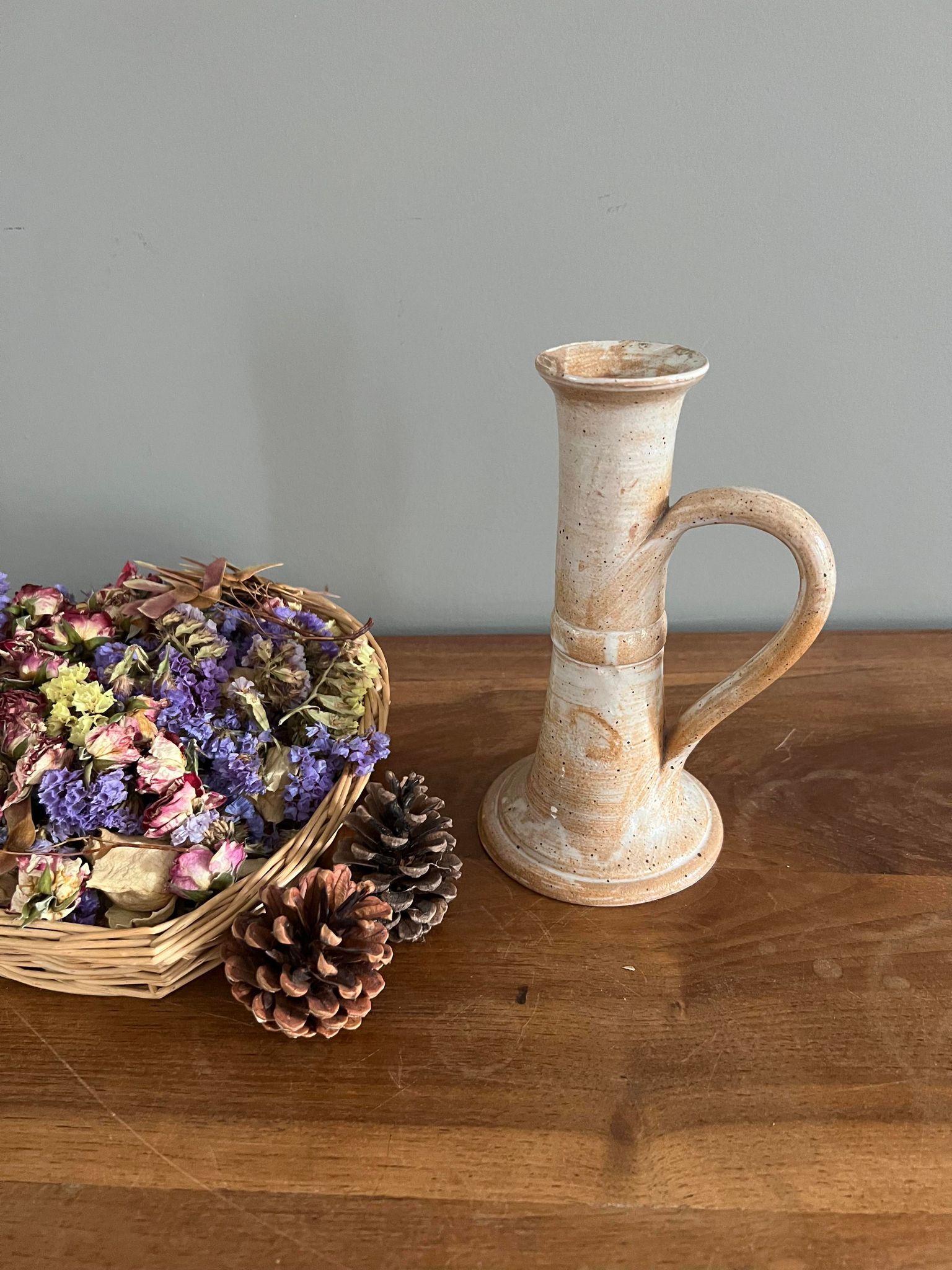 Sandstone candle holder