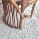 Pair of vintage rattan armchairs circa the 1960s.