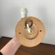 Scandinavian wooden wall light duo, beech, minimalist 1980