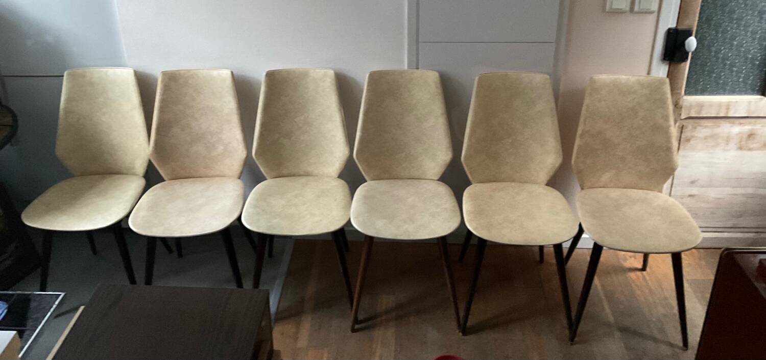Set of six chairs from the 1960s/70s