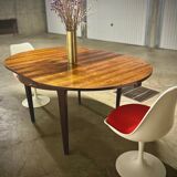 Danish Rosewood Folding Dining Table, 1960s