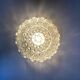 Minimalist glass ceiling wall light 1970 1980 seventies eighties Erco LAMP-7199