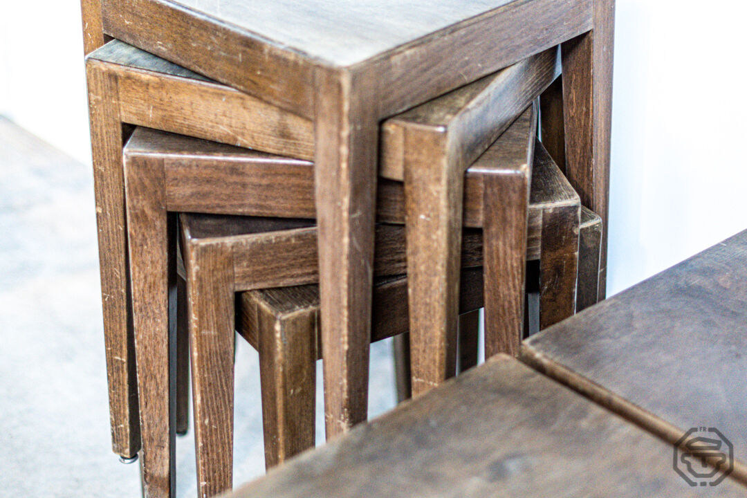 Lot of ten Baumann stools