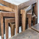 Lot de dix tabourets Baumann