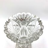 Midcentury Crystal Vase, Poland, 1960