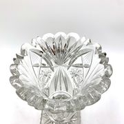Midcentury Crystal Vase, Poland, 1960