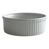 Plat creux blanc Pillivuyt, plat en porcelaine blanche, plat à tarte.