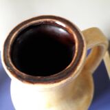 Vintage Germany ceramic vase with a floral pattern