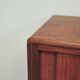 Cabinet en teck vintage avec portes coulissantes
