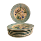 8 dessert plates in late 19th century dabbling