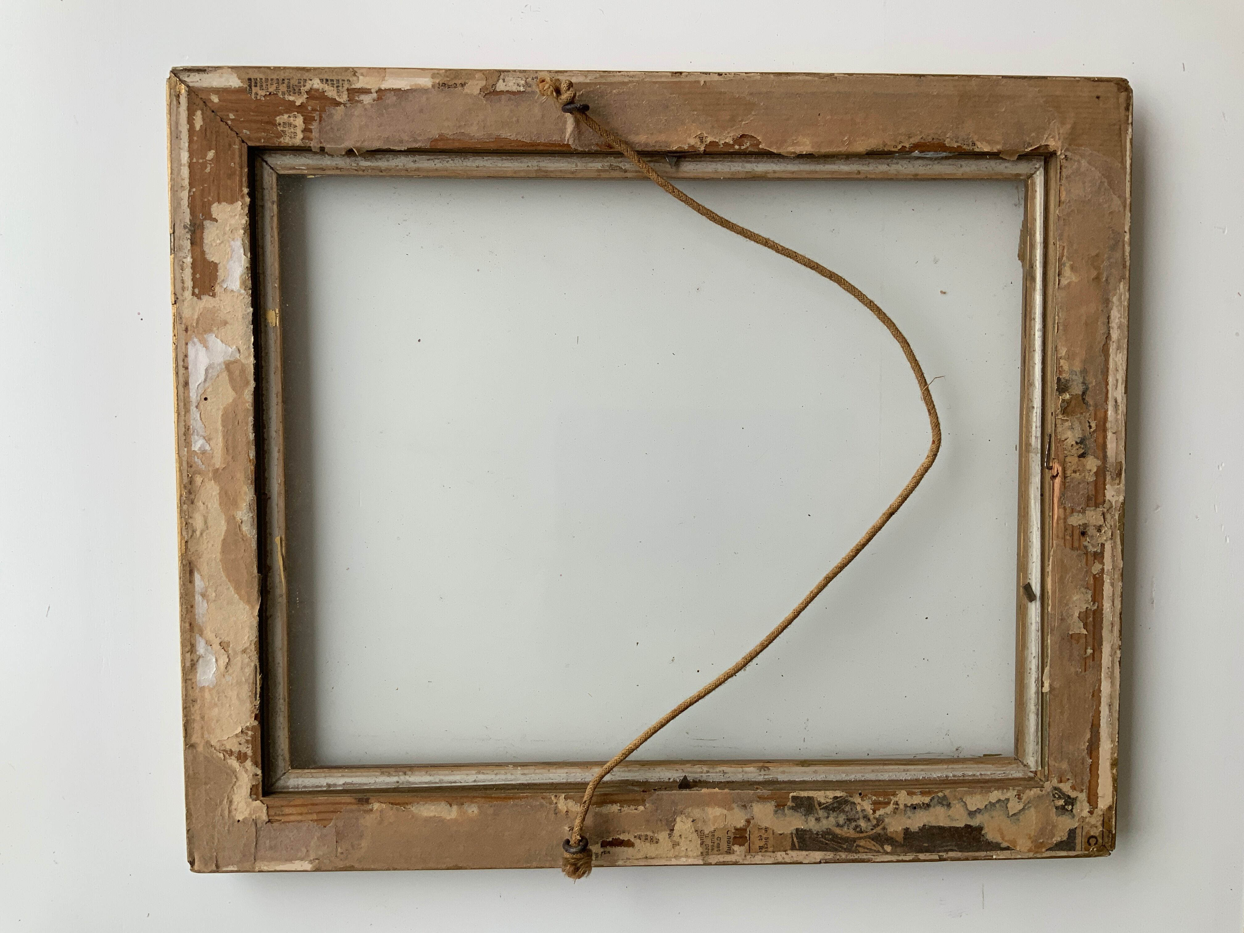 Old wooden frame 30s