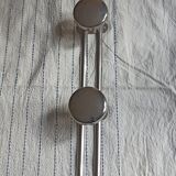 Metal wall coat rack