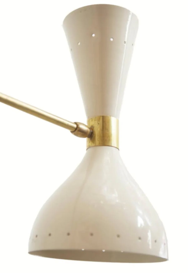 Lustre Moonlight Blanc 3 Bras